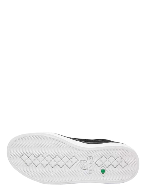 STONE JUMP MID Mixed leather sneakers black suede - Baby Shoes