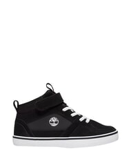 TIMBERLAND STONE JUMP MID Mixed leather sneakers black suede - Baby Shoes - 4