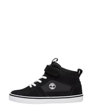 TIMBERLAND STONE JUMP MID Mixed leather sneakers black suede - Baby Shoes - 8