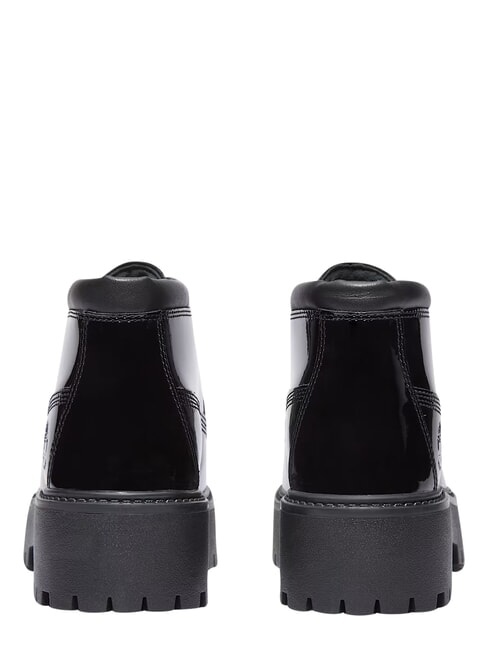 STONE STREET Waterproof leather ankle boot black patent leather - Women&rsquo;s shoes