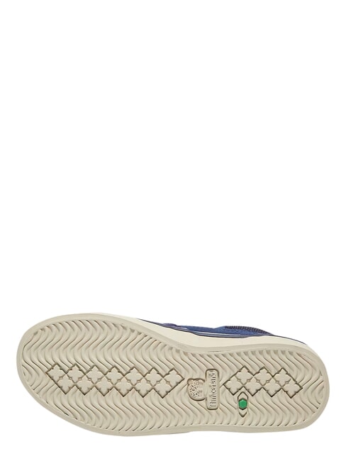 STONE JUMP MID Mixed leather sneakers dark blue - Baby Shoes