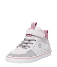 TIMBERLAND STONE JUMP MID Mixed leather sneakers light gray suede - Baby Shoes - 6