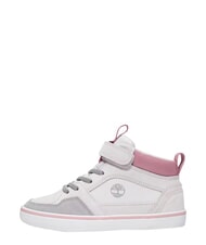 TIMBERLAND STONE JUMP MID Mixed leather sneakers light gray suede - Baby Shoes - 8