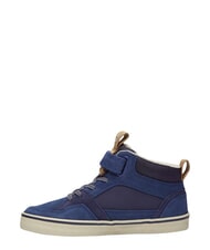 TIMBERLAND STONE JUMP MID Mixed leather sneakers dark blue - Baby Shoes - 5