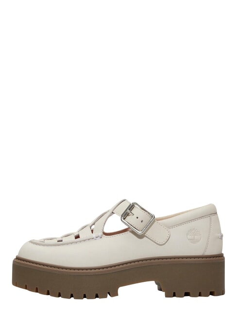 STONE STREET BUCKLE Leather platform shoe natural nubuck - Women&rsquo;s shoes