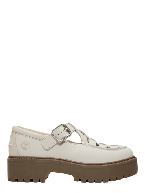 STONE STREET BUCKLE Leather platform shoe natural nubuck - Women&rsquo;s shoes