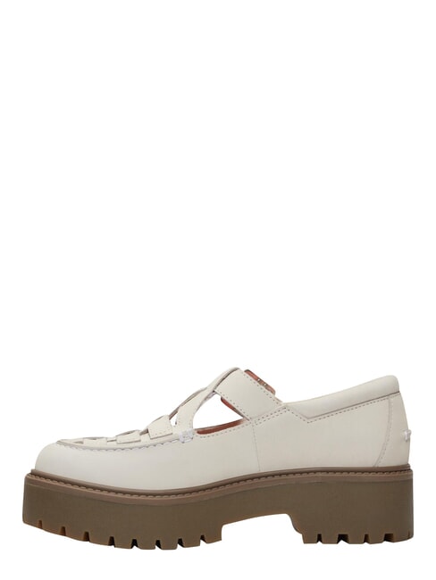 STONE STREET BUCKLE Leather platform shoe natural nubuck - Women&rsquo;s shoes