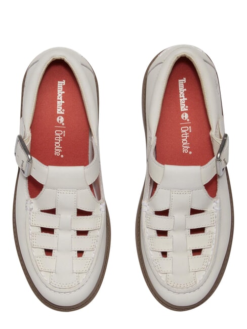 STONE STREET BUCKLE Leather platform shoe natural nubuck - Women&rsquo;s shoes