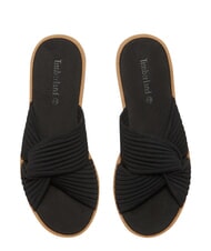 TIMBERLAND CALISTA BAY Mixed leather sandals black knit - Women&rsquo;s shoes - 5