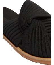 TIMBERLAND CALISTA BAY Mixed leather sandals black knit - Women&rsquo;s shoes - 7