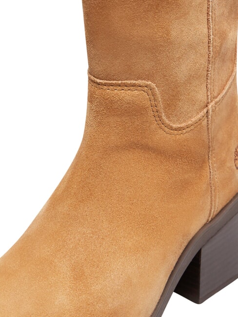 BELLEVAUX Leather ankle boot medium brown suede - Women&rsquo;s shoes