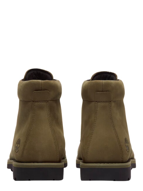 ALDEN BROOK Waterproof leather ankle boot dark olive nubuck - Men&rsquo;s shoes