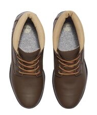 TIMBERLAND PREMIUM MID  Waterproof leather ankle boots dark brown fg w olv - Men&rsquo;s shoes - 5