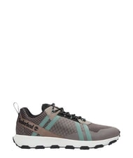 TIMBERLAND WINSOR TRAIL Mixed leather sneakers taupe mesh - Men&rsquo;s shoes - 3