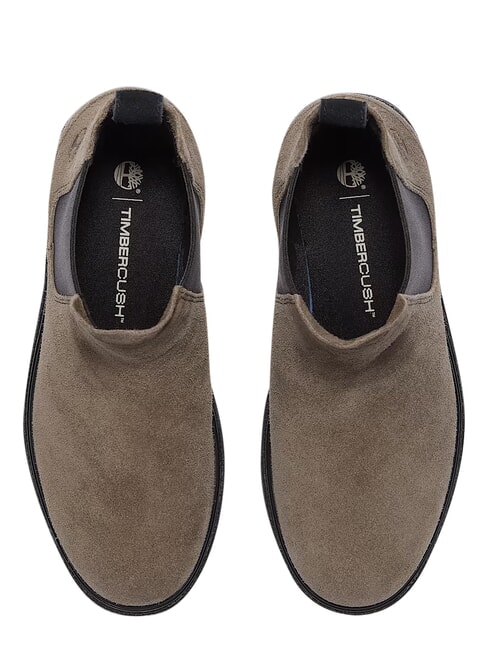 CAMBRIA VALLEY Leather ankle boot medium gray suede - Women&rsquo;s shoes