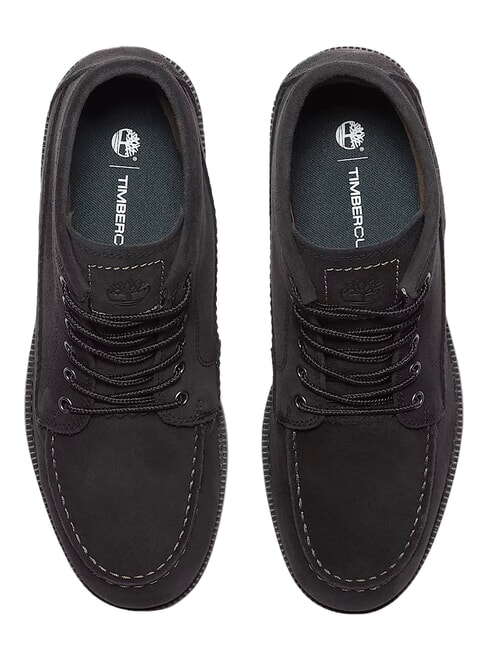 BRITTON MILLS Leather boots black suede - Men&rsquo;s shoes