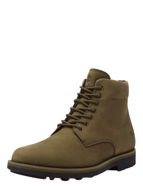 ALDEN BROOK Waterproof leather ankle boot dark olive nubuck - Men&rsquo;s shoes