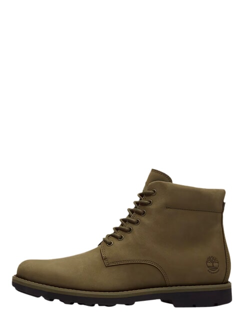 ALDEN BROOK Waterproof leather ankle boot dark olive nubuck - Men&rsquo;s shoes