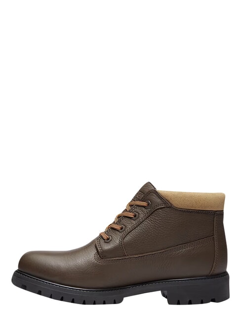 PREMIUM MID  Waterproof leather ankle boots dark brown fg w olv - Men&rsquo;s shoes