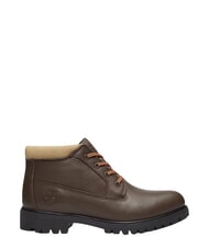 TIMBERLAND PREMIUM MID  Waterproof leather ankle boots dark brown fg w olv - Men&rsquo;s shoes - 4