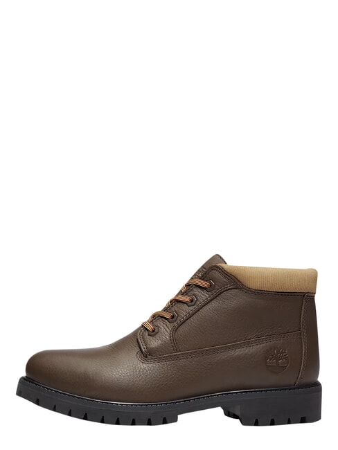 PREMIUM MID  Waterproof leather ankle boots dark brown fg w olv - Men&rsquo;s shoes