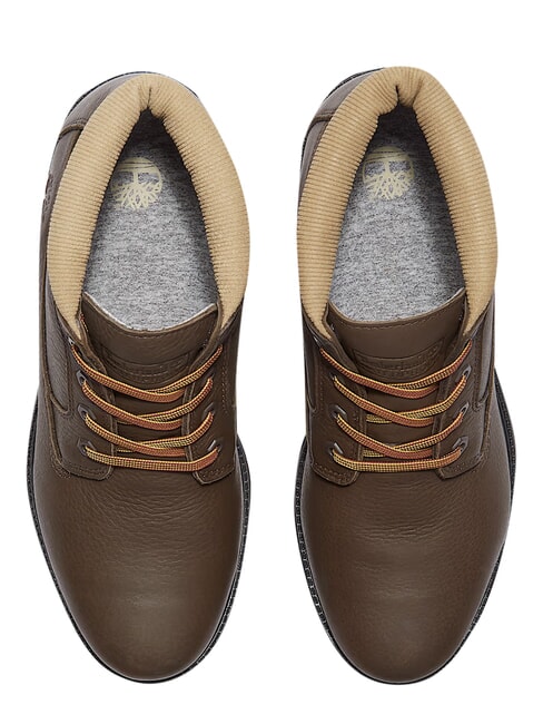 PREMIUM MID  Waterproof leather ankle boots dark brown fg w olv - Men&rsquo;s shoes