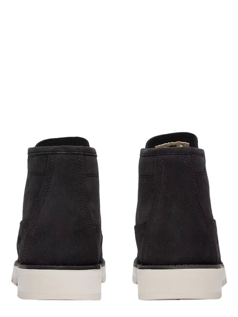 BRITTON MILLS Leather boots black suede - Men&rsquo;s shoes