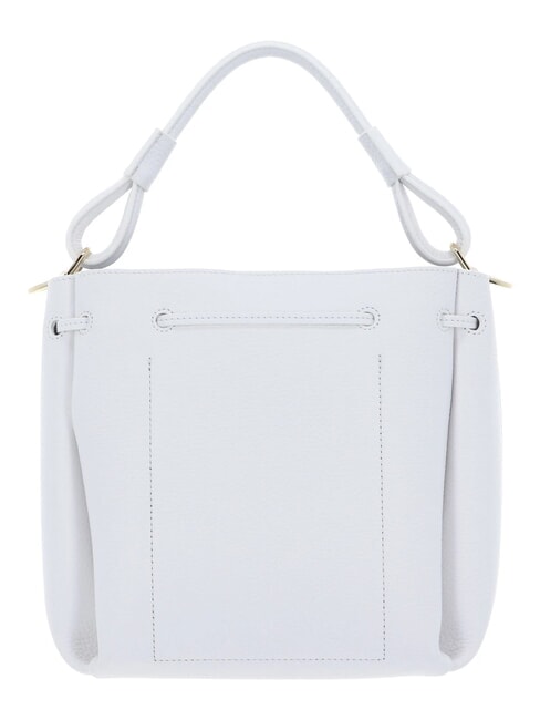 CAMPIONARIO - ECLYPS Bucket bag in hammered leather brilliant white - Women&rsquo;s Bags