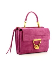 COCCINELLE CAMPIONARIO - ARLETTIS SUEDE DROPLET Mini leather bag with shoulder strap pulp pink - Women&rsquo;s Bags - 2