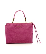 COCCINELLE CAMPIONARIO - ARLETTIS SUEDE DROPLET Mini leather bag with shoulder strap pulp pink - Women&rsquo;s Bags - 3