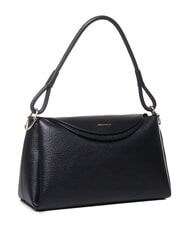 COCCINELLE CAMPIONARIO - ECLYPS Shoulder bag in hammered leather Black - Women&rsquo;s Bags - 3