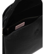 COCCINELLE CAMPIONARIO - ECLYPS Shoulder bag in hammered leather Black - Women&rsquo;s Bags - 4