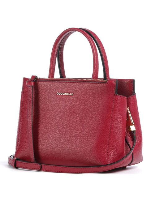 CAMPIONARIO - ARLETTIS Mini leather bag with shoulder strap sangria - Women&rsquo;s Bags