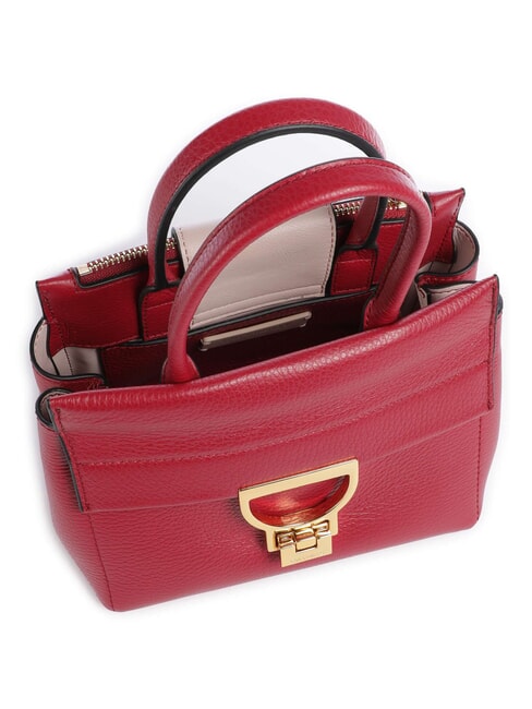 CAMPIONARIO - ARLETTIS Mini leather bag with shoulder strap sangria - Women&rsquo;s Bags