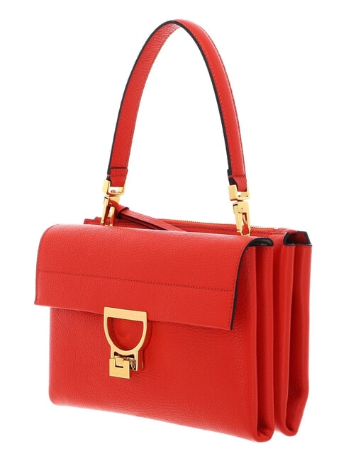 CAMPIONARIO - ARLETTIS SIGNATURE Leather bag with logo shoulder strap gazpacho - Women&rsquo;s Bags