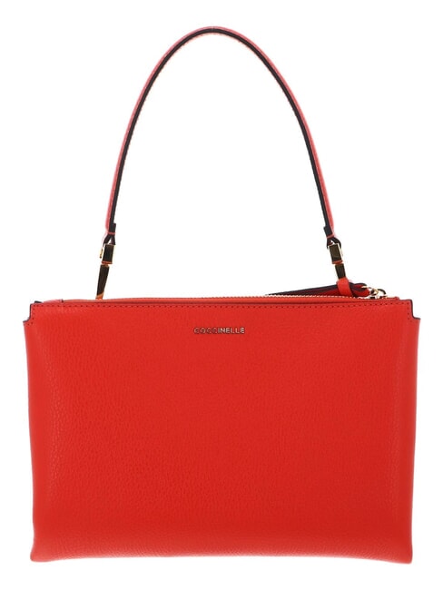 CAMPIONARIO - ARLETTIS SIGNATURE Leather bag with logo shoulder strap gazpacho - Women&rsquo;s Bags