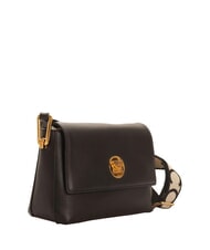 COCCINELLE CAMPIONARIO - LIYA SIGNATURE Hammered leather shoulder bag Black - Women&rsquo;s Bags - 2