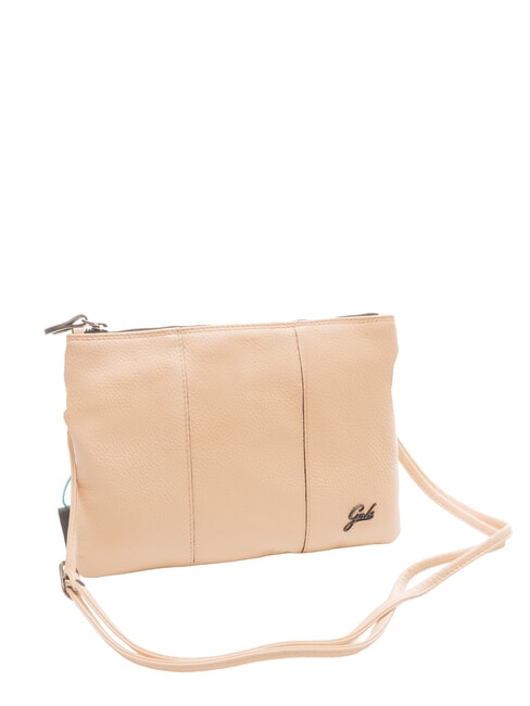 BEYONCE Medium leather clutch bag with shoulder strap nude - Women&rsquo;s Bags