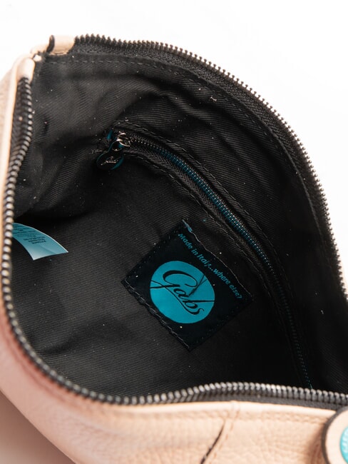 BEYONCE Medium leather clutch bag with shoulder strap nude - Women&rsquo;s Bags