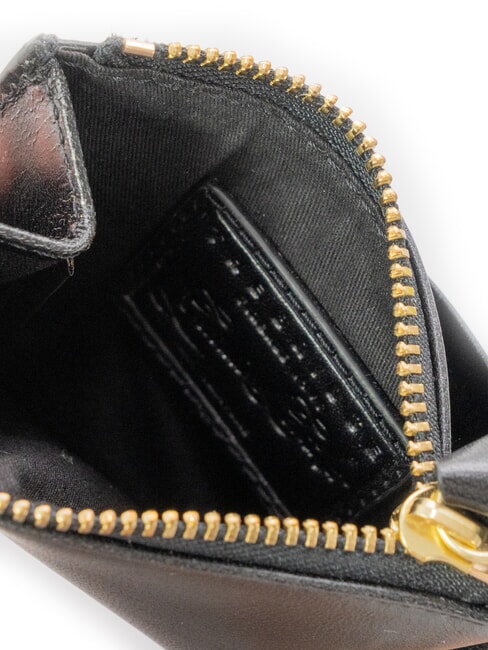 STORY Leather coin purse Black Gold - Women&rsquo;s Wallets