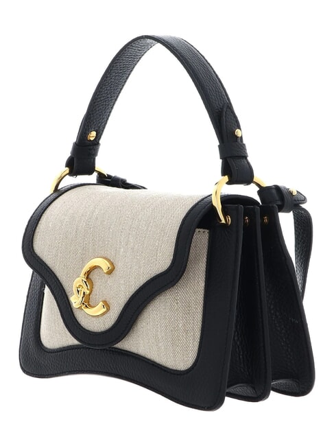 CAMPIONARIO - C-ME CANVAS Handbag, with shoulder strap natural / noir - Women&rsquo;s Bags