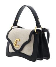COCCINELLE CAMPIONARIO - C-ME CANVAS Handbag, with shoulder strap natural / noir - Women&rsquo;s Bags - 2