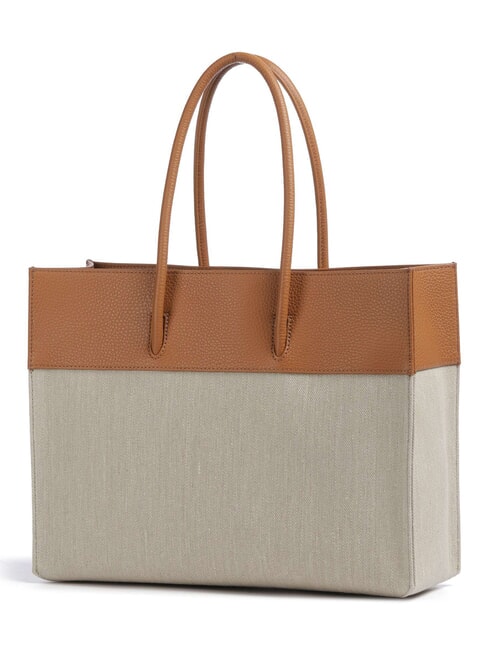 CAMPIONARIO - MYRTHA CANVAS Shoulder bag natural/cuir - Women&rsquo;s Bags