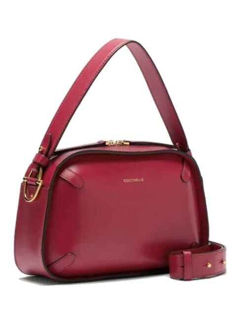 CAMPIONARIO - MALETA CALF COC Leather shoulder bag with shoulder strap sangria - Women&rsquo;s Bags