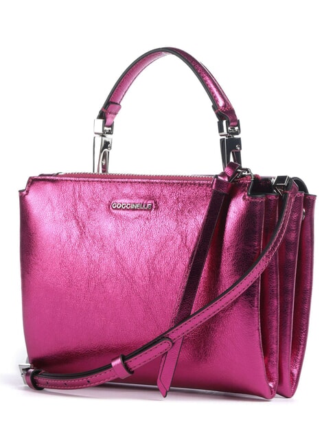 CAMPIONARIO - ARLETTIS SMOOTH METAL Mini handbag with shoulder strap sangria - Women&rsquo;s Bags