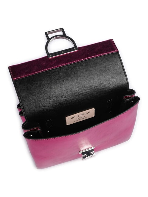 CAMPIONARIO - ARLETTIS SMOOTH METAL Mini handbag with shoulder strap sangria - Women&rsquo;s Bags
