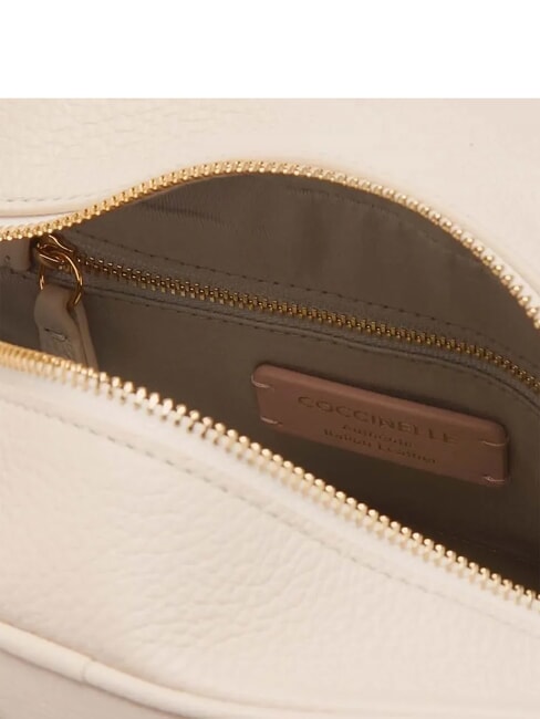 CAMPIONARIO - CAMPUS Mini shoulder bag, in leather LAMBSKIN WHITE - Women&rsquo;s Bags