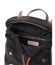 COCCINELLE CAMPIONARIO - CAMPUS TRICOLOR Leather backpack noir/lambs/cuir - Women&rsquo;s Bags - 3
