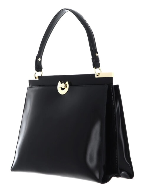 CAMPIONARIO - BINXIE SHINY CALF Mini Bag with shoulder strap Black - Women&rsquo;s Bags