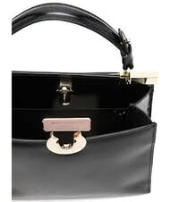 COCCINELLE CAMPIONARIO - BINXIE SHINY CALF Mini Bag with shoulder strap Black - Women&rsquo;s Bags - 4